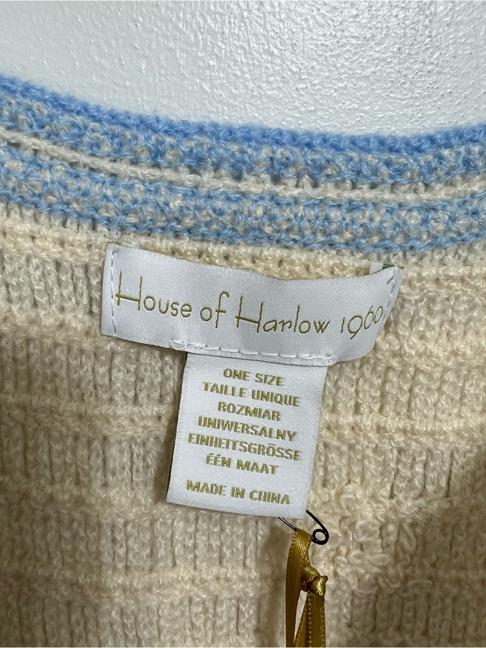 House Of Harlow NWT Boho Festival Crochet Floral Embroidered Tank Top - Picture 5 of 10